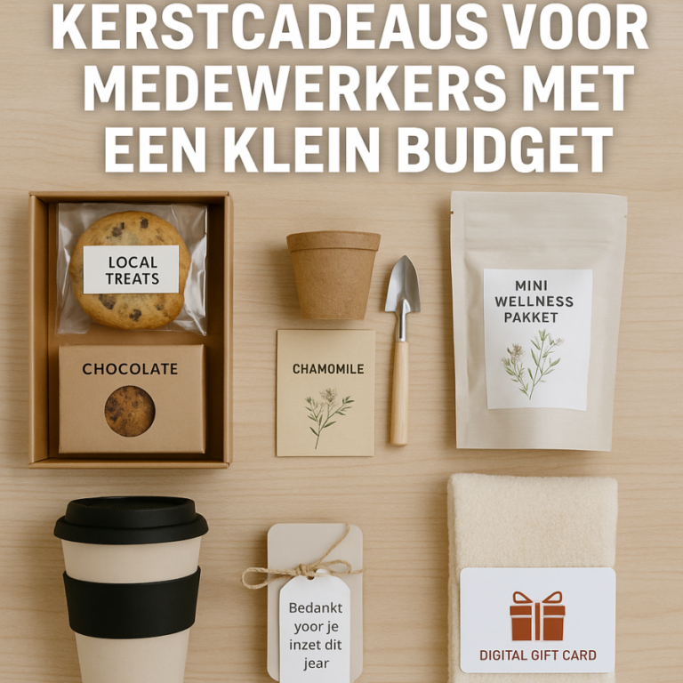 Top 5 kerstcadeaus voor medewerkers met een klein budget