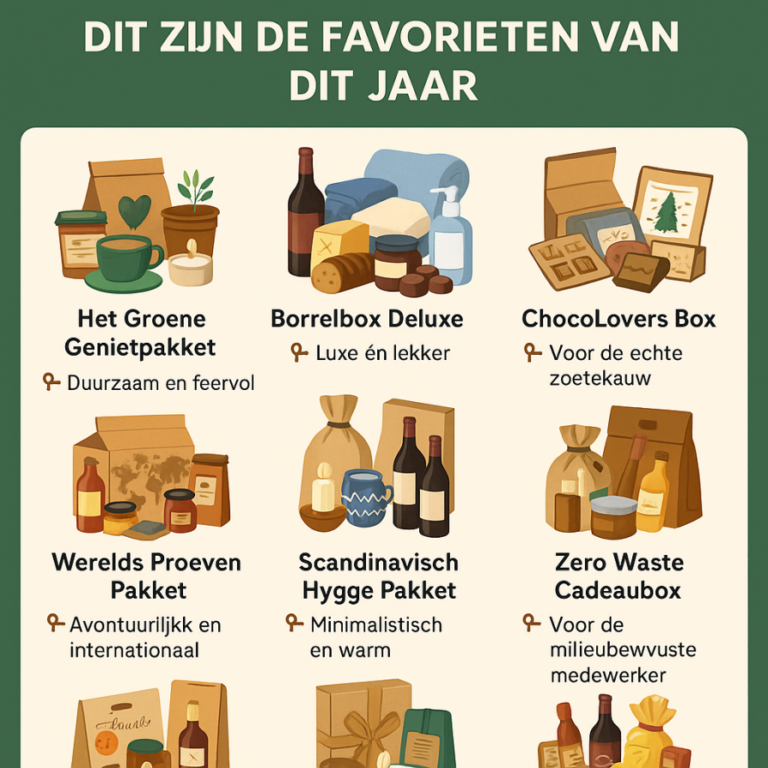 Top 10 kerstpakketten van 2025: deze wil je niet missen