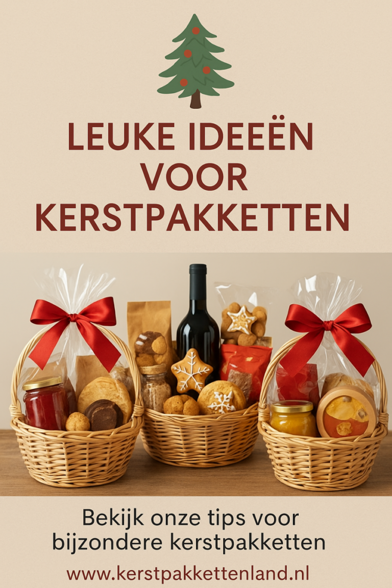 Leuke ideeën voor kerstpakketten: 10 inspirerende suggesties voor 2025