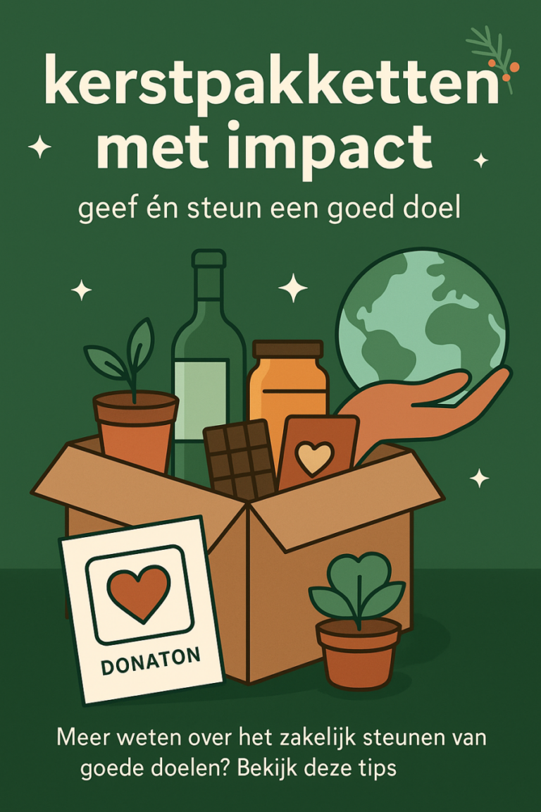 Kerstpakketten met impact: geef én steun een goed doel