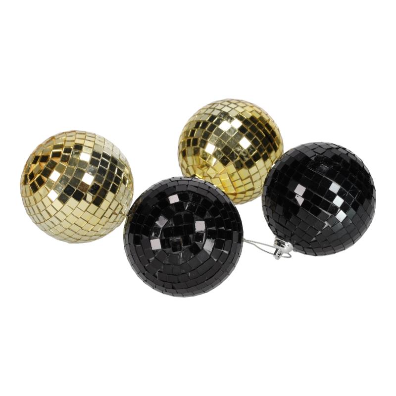 JENS Living Discoballen Zwart Goud /4