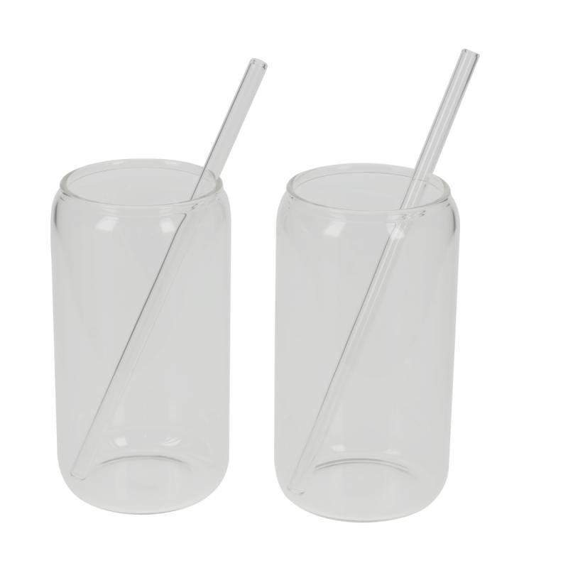JENS Living Cocktailglazen met Rietje /2