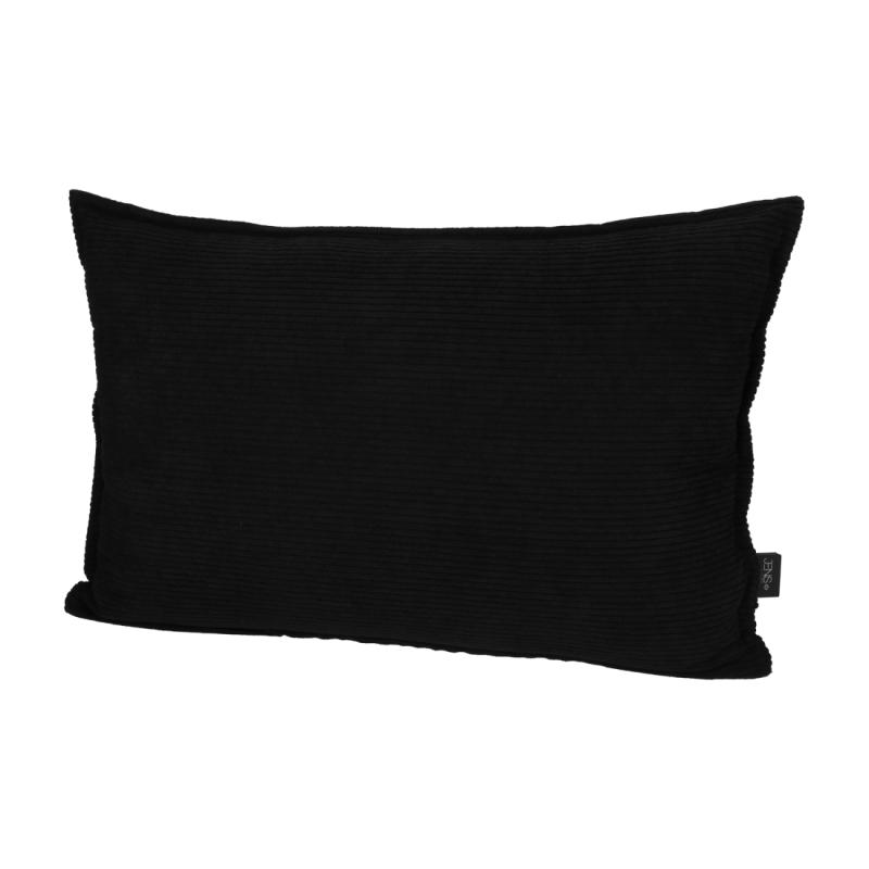 JENS Living Warmtekussen RPET 60×40 Ribbel Zwart