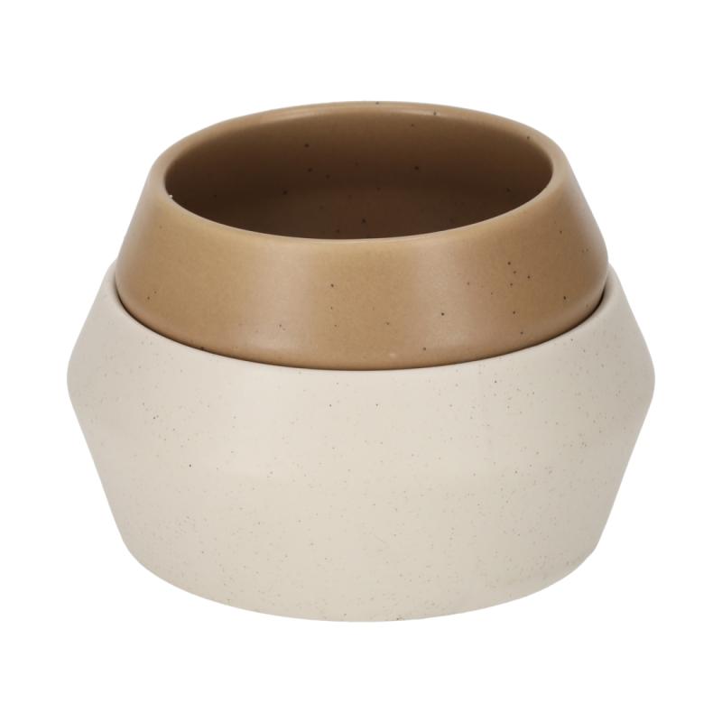 JENS Living Stapel Schaaltjes Faas Wit/Taupe