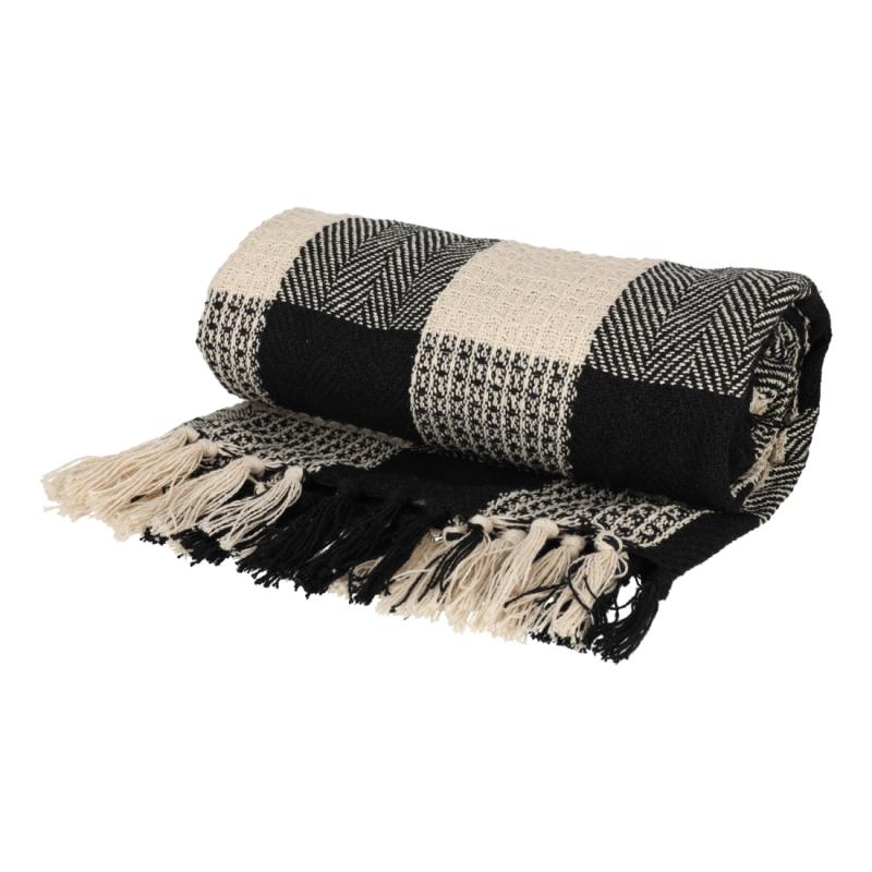 JENS Living Recycled Cotton Plaid Kai Zwart