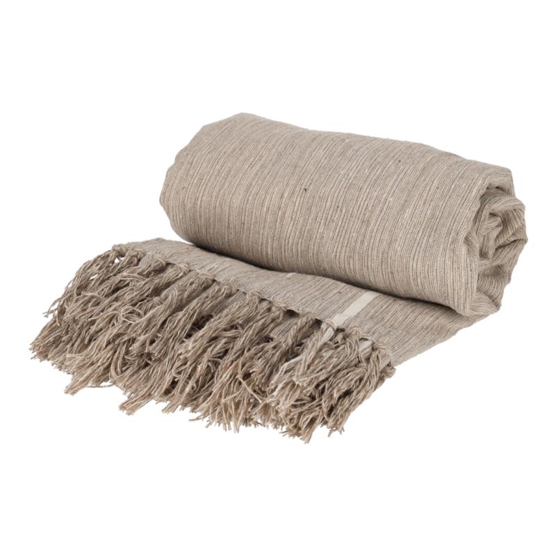 JENS Living Hamamdoek Melange Taupe 180×90