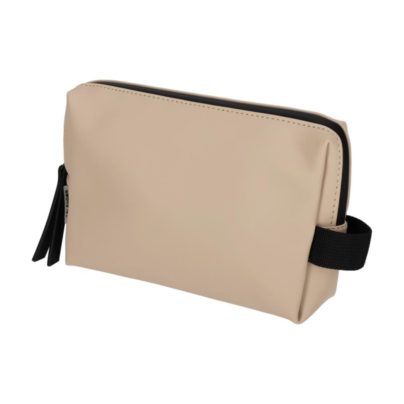 NORLÄNDER Dull PU Toilettas Met Reisset Eco Lining Taupe