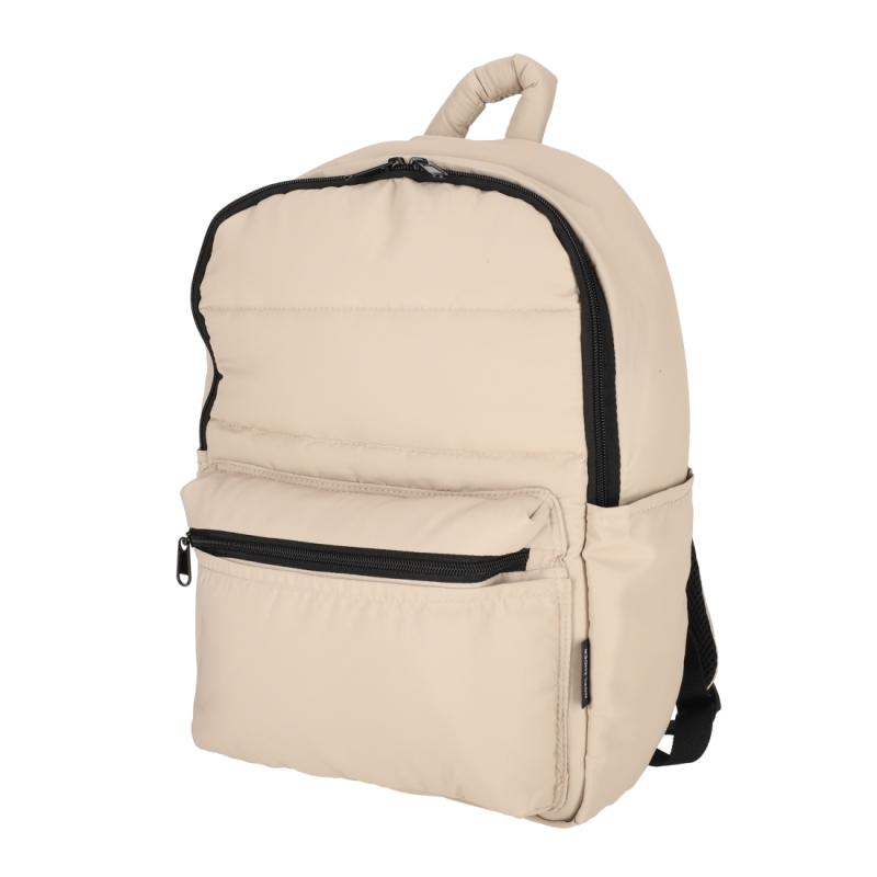 NORLÄNDER Padded Rugtas Taupe