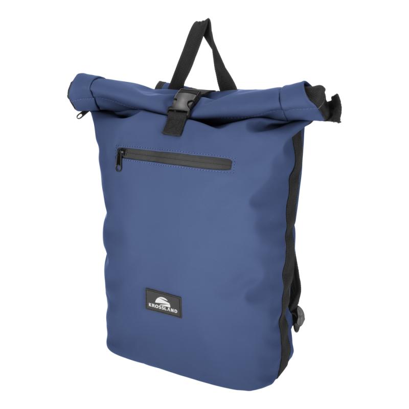 KROSSLAND Dull PU Fiets Rugtas Blauw